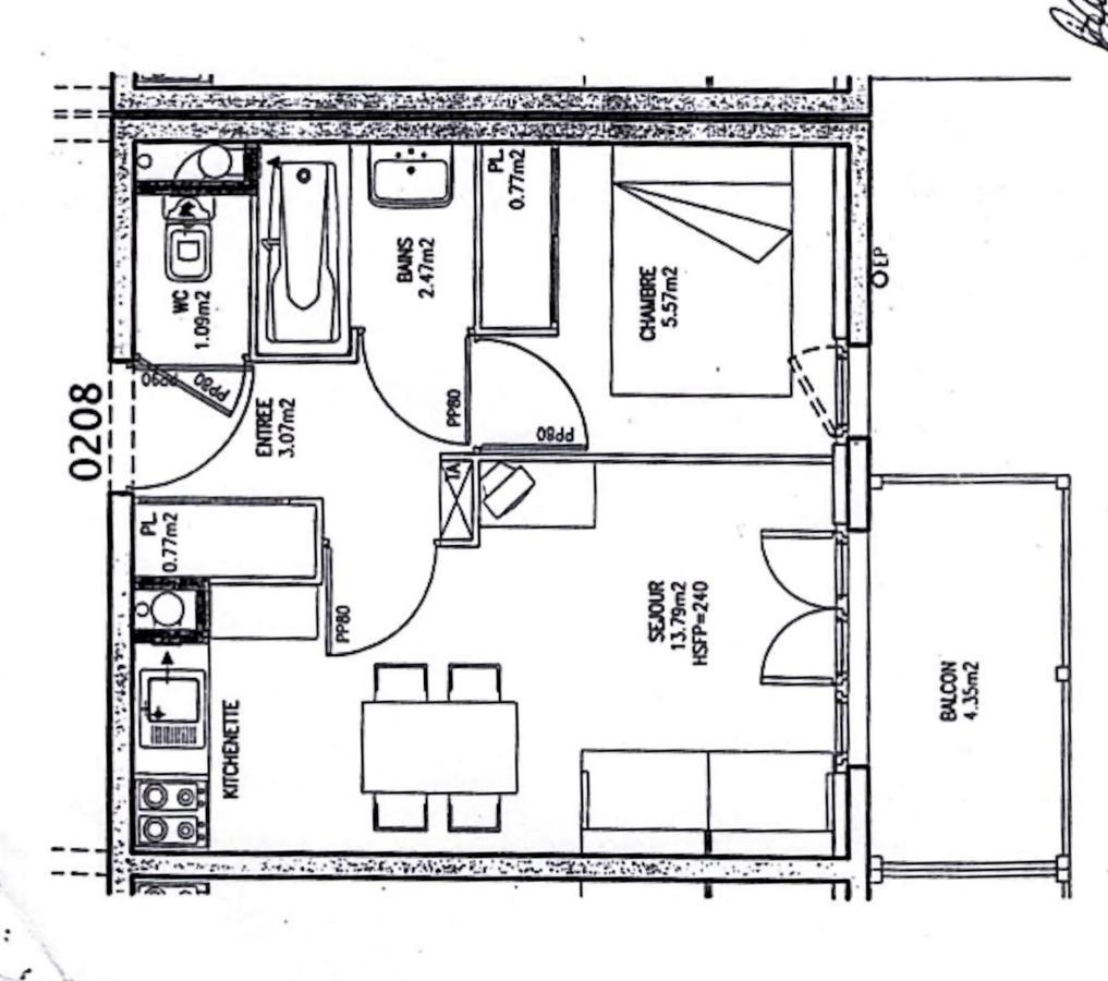 Appartement 2/4 Pers, Residence 4* Les Hauts De Valmeinier, Centre Station Exterior photo